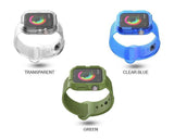 Home Anti fall case+strap for apple watch band 44mm 40mm Silicone Protector cover+bracelet for iwatch Apple watch 4 5 Accessories