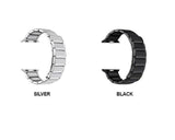 Home Apple watch band black / silver stainless steel Magnetic strap,  iwatch magnet loop series 5 4 3 44mm 40mm 42mm 38mm