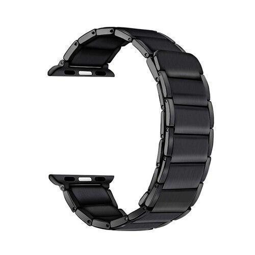 Home China / black / 38mm Magnetic strap for apple watch band 44mm 40mm 42mm 38mm iwatch series 5/4/3/2/1 Women Men Stainless Steel Adjustable bracelet on AliExpress
