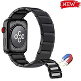 Home Magnetic strap for apple watch band 44mm 40mm 42mm 38mm iwatch series 5/4/3/2/1 Women Men Stainless Steel Adjustable bracelet on AliExpress