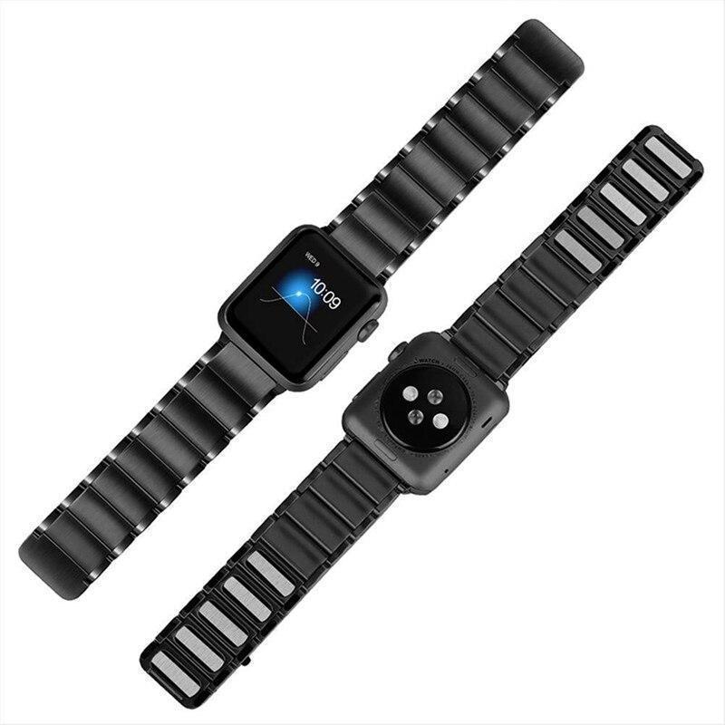 Home Magnetic strap for apple watch band 44mm 40mm 42mm 38mm iwatch series 5/4/3/2/1 Women Men Stainless Steel Adjustable bracelet on AliExpress