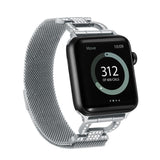 Home Milanese loop diamond strap for Apple watch band 44mm 40mm apple watch 4 5 3 stainless steel link bracelet iwatch band 42mm 38mm