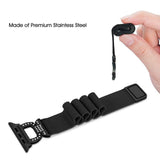 Home Milanese loop diamond strap for Apple watch band 44mm 40mm apple watch 4 5 3 stainless steel link bracelet iwatch band 42mm 38mm on AliExpress