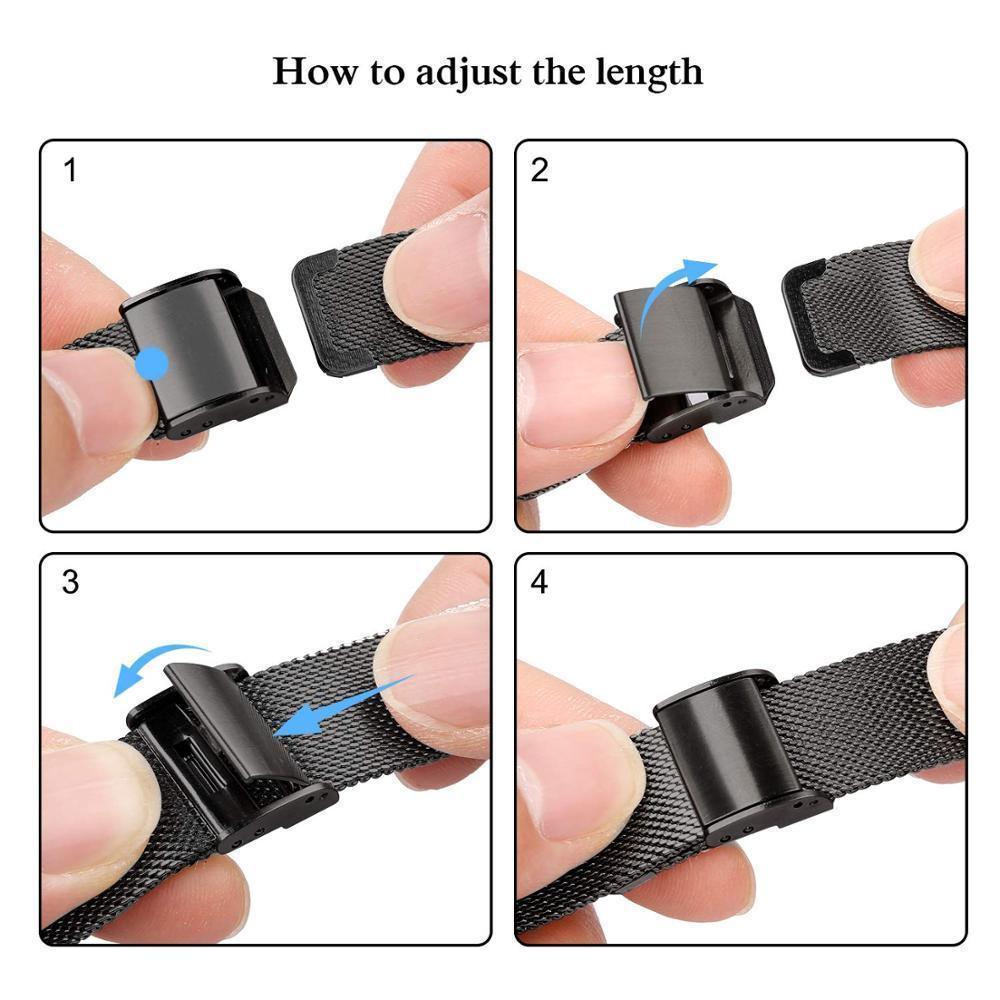 Home Milanese strap For Apple Watch 5 band 40mm iWatch band 38mm Silm Stainless steel metal bracelet Apple watch 4 3 2 1 40 38 mm