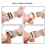 Home Milanese strap For Apple Watch 5 band 40mm iWatch band 38mm Silm Stainless steel metal bracelet Apple watch 4 3 2 1 40 38 mm