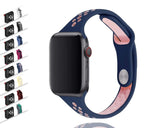 Home Slim strap For Apple Watch 5 band 40mm 44mm iWatch Band 38mm 42mm Breathable sport silicone bracelet Apple watch 5 4 3 2 1 38 40 44