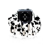 Home white / 38mm Apple Watch Band Scrunchie Elastic stretch strap, scrunchy iwatch series 5 4 3 38mm 40mm 42mm 44mm bracelet Accessories