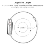 Cali® Champagne Milanese Apple Watch Band