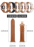 Apricot Premium Leather Apple Watch Band