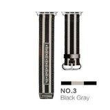 Flag Style Leather & Nylon Bands for Apple Watch - 12 Colors