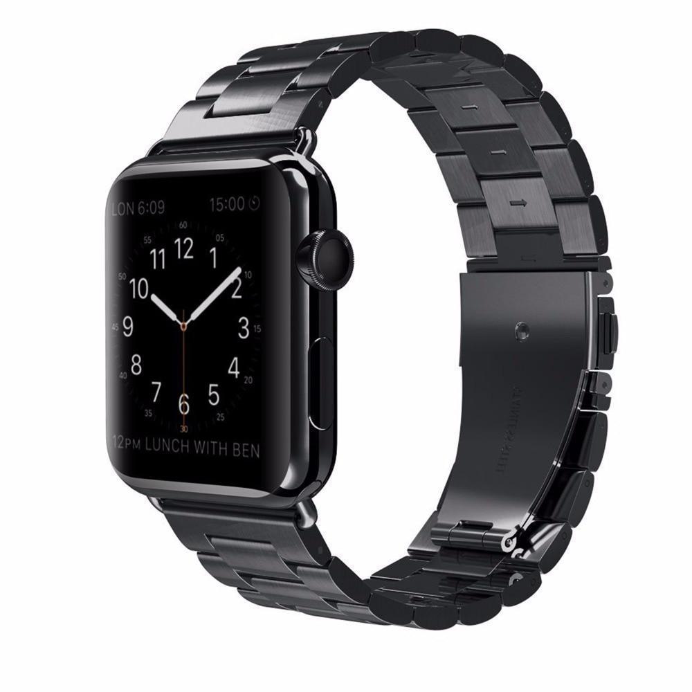 Watchbands Apple Watch Series 5 4 3 2 Band, Stainless Steel Sports link strap iWatch  38mm, 40mm, 42mm, 44mm - US Fast Shipping