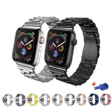 Watchbands Apple Watch Series 5 4 3 2 Band, Stainless Steel Sports link strap iWatch  38mm, 40mm, 42mm, 44mm - US Fast Shipping