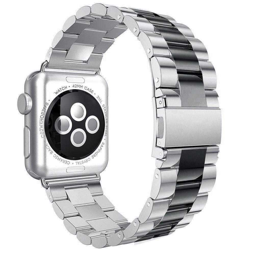 Watchbands Apple Watch Series 5 4 3 2 Band, Stainless Steel Sports link strap iWatch  38mm, 40mm, 42mm, 44mm - US Fast Shipping