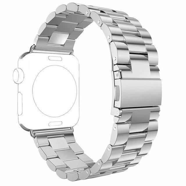 Watchbands Apple Watch Series 5 4 3 2 Band, Stainless Steel Sports link strap iWatch  38mm, 40mm, 42mm, 44mm - US Fast Shipping