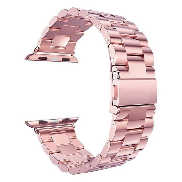 Watchbands Apple Watch Series 5 4 3 2 Band, Stainless Steel Sports link strap iWatch  38mm, 40mm, 42mm, 44mm - US Fast Shipping
