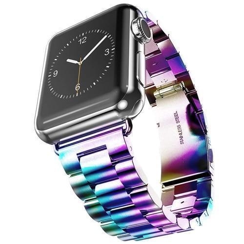 Watchbands Apple Watch Series 5 4 3 2 Band, Stainless Steel Sports link strap iWatch  38mm, 40mm, 42mm, 44mm - US Fast Shipping