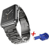 Watchbands Apple Watch Series 5 4 3 2 Band, Stainless Steel Sports link strap iWatch  38mm, 40mm, 42mm, 44mm - US Fast Shipping