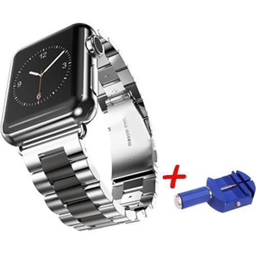 Watchbands Apple Watch Series 5 4 3 2 Band, Stainless Steel Sports link strap iWatch  38mm, 40mm, 42mm, 44mm - US Fast Shipping