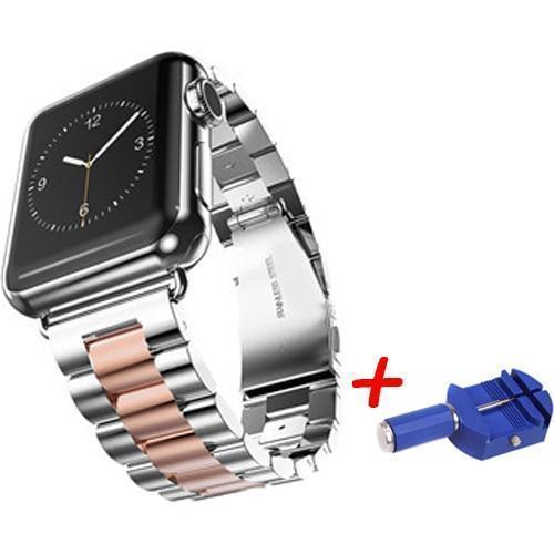Watchbands Apple Watch Series 5 4 3 2 Band, Stainless Steel Sports link strap iWatch  38mm, 40mm, 42mm, 44mm - US Fast Shipping