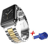 Watchbands Apple Watch Series 5 4 3 2 Band, Stainless Steel Sports link strap iWatch  38mm, 40mm, 42mm, 44mm - US Fast Shipping