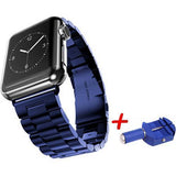 Watchbands Apple Watch Series 5 4 3 2 Band, Stainless Steel Sports link strap iWatch  38mm, 40mm, 42mm, 44mm - US Fast Shipping