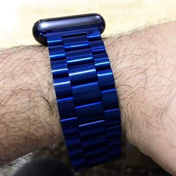 Watchbands Apple Watch Series 5 4 3 2 Band, Stainless Steel Sports link strap iWatch  38mm, 40mm, 42mm, 44mm - US Fast Shipping