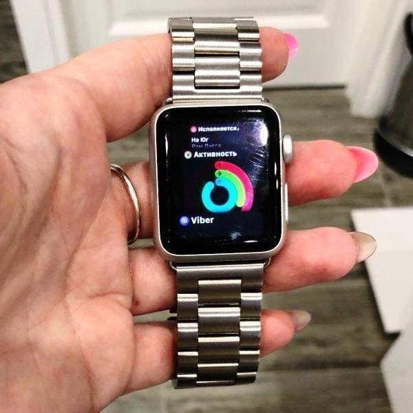 Watchbands Apple Watch Series 5 4 3 2 Band, Stainless Steel Sports link strap iWatch  38mm, 40mm, 42mm, 44mm - US Fast Shipping