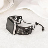 Watchbands black / 38mm/40mm Diamond  Strap For apple watch band apple watch 5 4 3 2 1 band 44mm/40mm 42mm 38mm Iwatch 5 stainless steel Bracelet watchband Belt