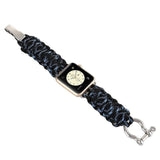 Watchbands Camouflage 3 / 38mm / 40mm Apple Watch Paracord nylon band, Handmade men army sport strap 5 4 3  44mm 40mm 42mm 38mm, millitary Survival Rope Metal Bolt Clasp