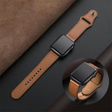 Watchbands Genuine leather loop strap for apple watch band 42mm 44mm apple watch 4 5 38mm 40mm iwatch 3/2/1 correa replacement bracelet