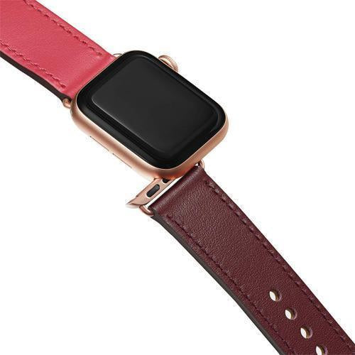 Watchbands Genuine leather loop strap for apple watch band 42mm 44mm apple watch 4 5 38mm 40mm iwatch 3/2/1 correa replacement bracelet