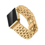 Watchbands Gold / 38mm/40mm Apple Watch Band Strap Stainless Steel Watchband, Rolex style Link Silver Rose Gold Black Metal Bracele iwatcht 42mm 38mm 44mm 40mm Series  5 4 3