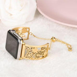 Watchbands gold / 38mm/40mm Diamond  Strap For apple watch band apple watch 5 4 3 2 1 band 44mm/40mm 42mm 38mm Iwatch 5 stainless steel Bracelet watchband Belt