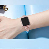 Watchbands Luxury diamond Bracelet Stainless Steel band For Apple Watch 3 2 1 42mm 38mm Bracelet strap for iwatch series 5 4 44mm 40mm