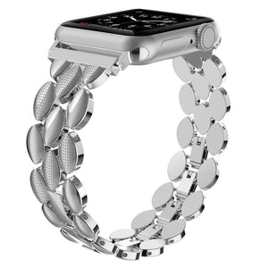 Watchbands Luxury Metal Stainless Steel Band for Apple Watch Bands 38mm 42mm 40mm 44mm Fashion Women Men Strap for iwatch series 5/4/3/2/1