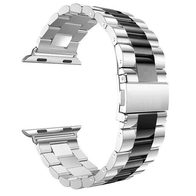 Watchbands silver-1 / 38mm / 40mm watch band Apple Watch Series 5 4 3 2 Band, Stainless Steel Sports link strap iWatch  38mm, 40mm, 42mm, 44mm - US Fast Shipping