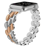 Watchbands Silver Gold / 38mm 40mm Luxury Metal Stainless Steel Band for Apple Watch Bands 38mm 42mm 40mm 44mm Fashion Women Men Strap for iwatch series 5/4/3/2/1