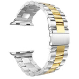 Watchbands two tone / 38mm / 40mm watch band Apple Watch Series 5 4 3 2 Band, Stainless Steel Sports link strap iWatch  38mm, 40mm, 42mm, 44mm - US Fast Shipping