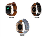 Watches Apple Watch Band, Handmade hand stitched Vintage tooled, cowboy Genuine Leather Strap,  fit Series 5 4 3 38mm, 40mm, 42mm 44mm  ,  men women