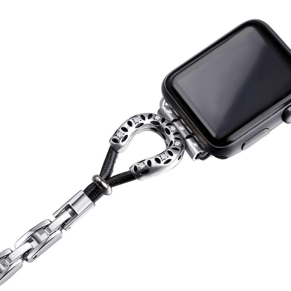 Watches Apple Watch band leather ethnic bracelet, Stainless Steel 44mm/ 40mm/ 42mm/ 38mm , iwatch Series 1 2 3 4