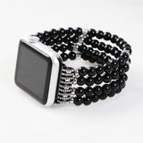 Watches Apple Watch Series 5 4 3 2 Band, Bling Stretch strap, Bling Pearls fits 38mm, 40mm, 42mm, 44mm