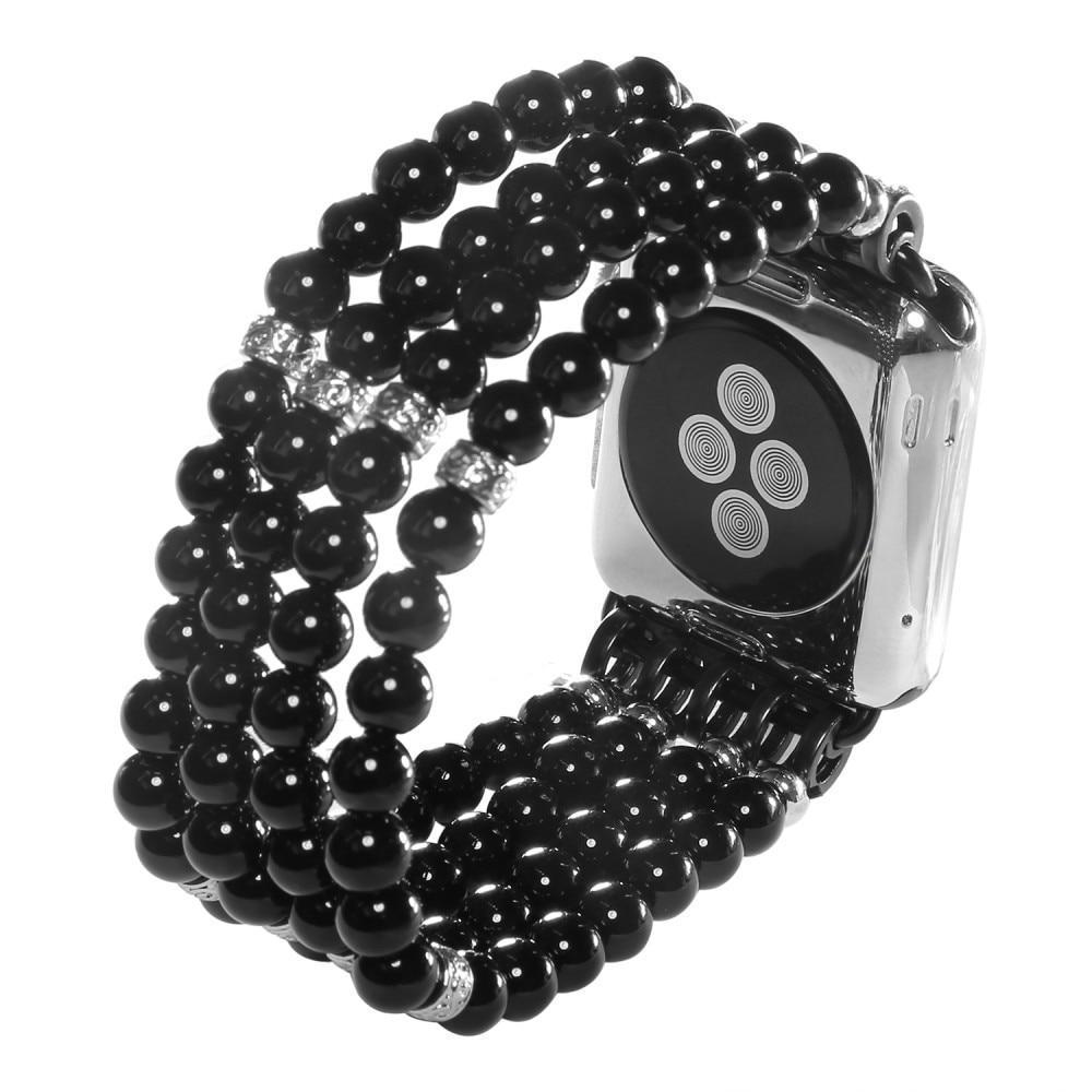 Watches Apple Watch Series 5 4 3 2 Band, Bling Stretch strap, Bling Pearls fits 38mm, 40mm, 42mm, 44mm