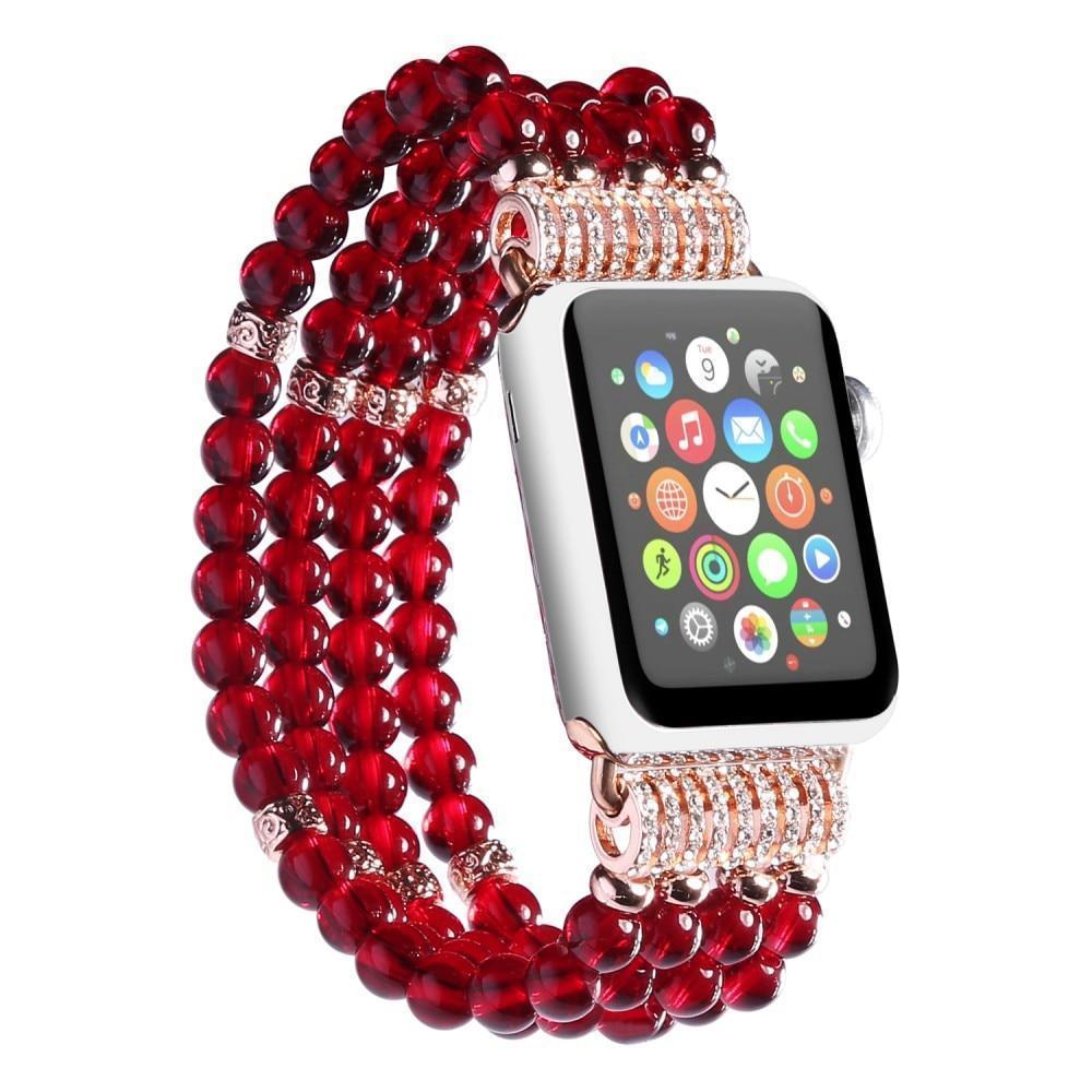 Watches Apple Watch Series 5 4 3 2 Band, Bling Stretch strap, Bling Pearls fits 38mm, 40mm, 42mm, 44mm