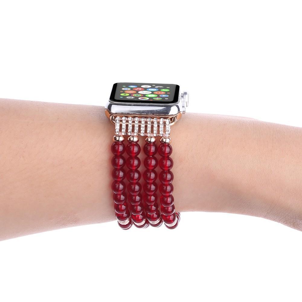 Watches Apple Watch Series 5 4 3 2 Band, Bling Stretch strap, Bling Pearls fits 38mm, 40mm, 42mm, 44mm