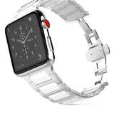 Watches Apple Watch Series 5 4 3 2 Band, Ceramic Stainless Steel link Strap 38mm, 40mm, 42mm, 44mm - US Fast Shipping