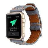 Watches Apple Watch Series 5 4 3 2 Band, Handmade Vintage tooled Genuine Leather Strap 38mm, 40mm, 42mm, 44mm - US Fast Shipping