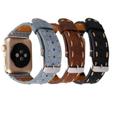 Watches Apple Watch Series 5 4 3 2 Band, Handmade Vintage tooled Genuine Leather Strap 38mm, 40mm, 42mm, 44mm - US Fast Shipping
