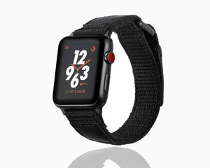 Watches Apple Watch Series 5 4 3 2 Band, Leather Sport Loop Woven Nylon Breathable wrist band belt, 38mm, 40mm, 42mm, 44mm - US Fast Shipping