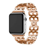 Watches Apple Watch Series 5 4 3 2 Band, Luxury Metal Strap stainless Steel Link Bracelet Wrist Bands 38mm, 40mm, 42mm, 44mm - US Fast Shipping