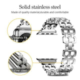 Watches Apple Watch Series 5 4 3 2 Band, Luxury Metal Strap stainless Steel Link Bracelet Wrist Bands 38mm, 40mm, 42mm, 44mm - US Fast Shipping